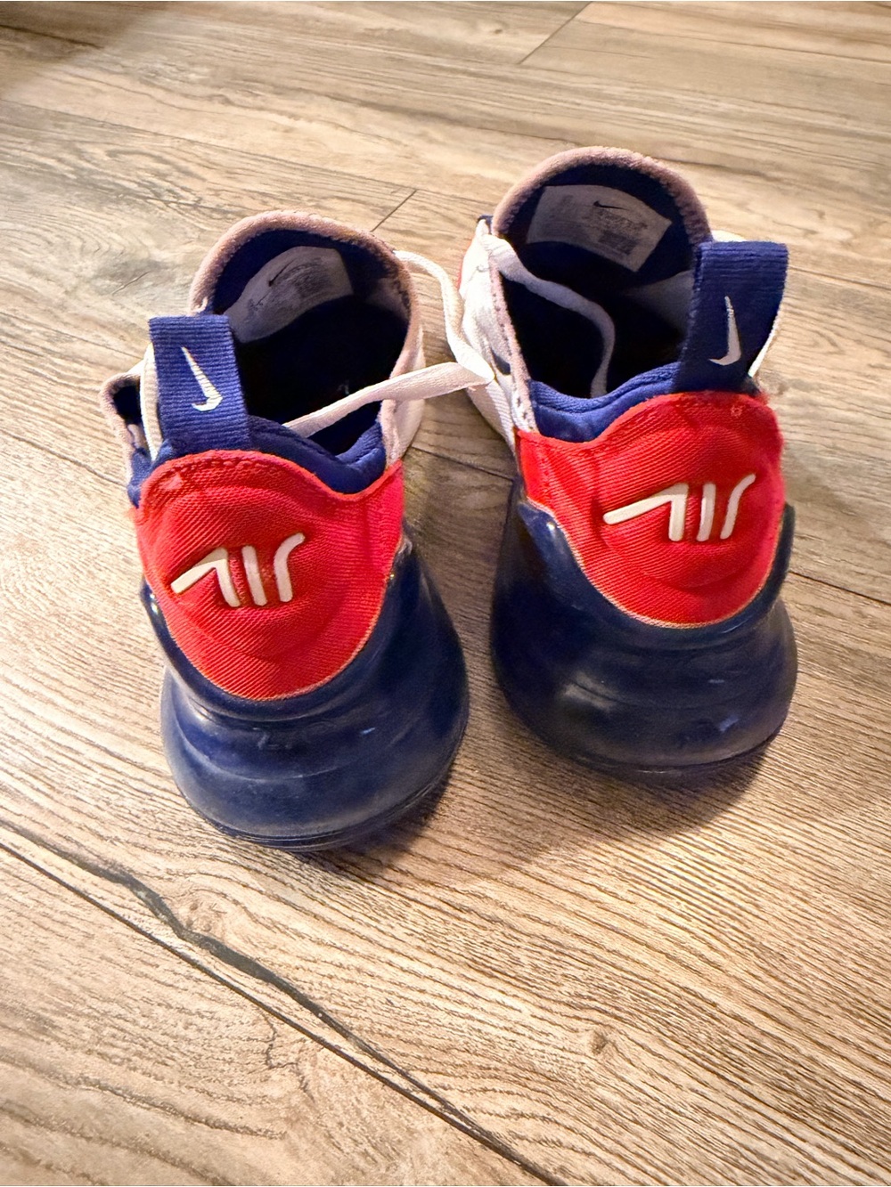 Nike Kids Slip-On Sneakers in Red and Blue